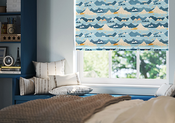 Serene Summit, Frost - Twist&Fit Roman Blind - Image 5